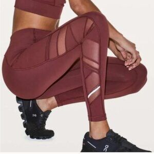 Lululemon Speed Up Tight Legging Mesh 28" in Savannah Color